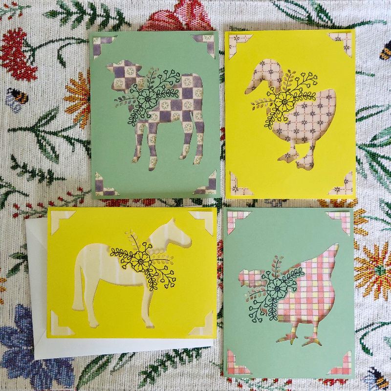 Farm Animal Cards set #5